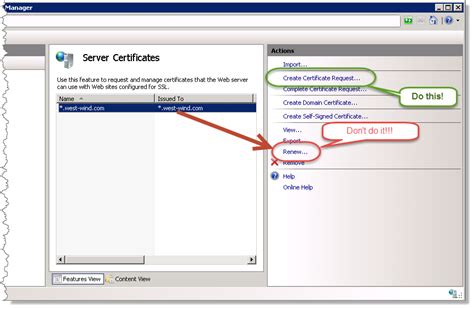 403.7 iis 7.5 ssl certificate